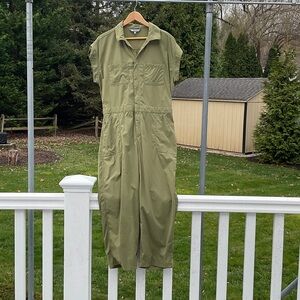 Title Nine army green Evelyn Jumpsuit